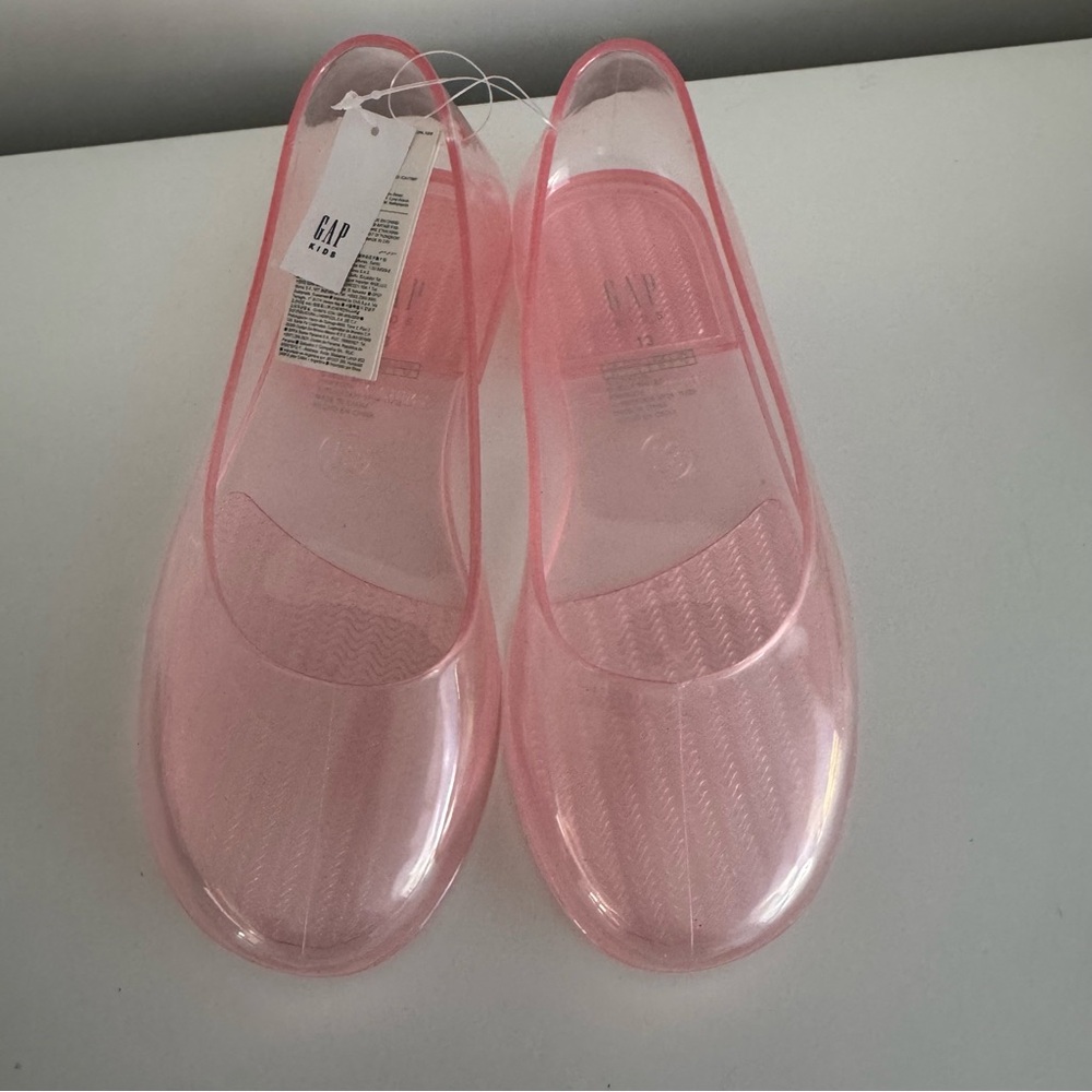 GAP Kids Pink Jelly Flats Slip-On Loafers